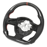 Auto Carbon Fiber Steering Wheel Carbon Fiber Steering Wheel Handmade Workmanship Sturdy Structure Durable Performance for Car