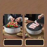 1pc, Stainless Steel Barbecue Stove, Charcoal Non-stick Rotisserie Stove, Household Peripheral Stove, Cooking Tea