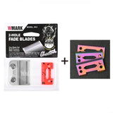 WMARK 2 Hole Replacement Clipper for Professional Barbers and Stylists Many Matches Magic Blades