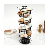Multifunctional Rotatable Coffee Capsule Pod Holder Storage Egg Tower Stand Shees Display Rack