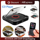 Portable 1200MAh Battery Stereo HIFI Music CD Player A-B Repeat Bluetooth Speaker Walkman Memory Function for Home Car