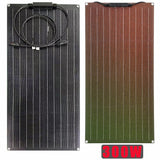 300W Solar Panel with 10A-100A Controller Set 18V ETFE Solars Plate for Home Outdoor RV Car Charging Emergency Energy Storage