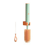 Brush, Bottle Cleaning Set Silicone Baby Nipple Straw Cleaner Waterproof Electric Cup Brush