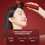 Electric Comb Vibration Red Light Therapy Growth Massage Scalp Brush Anti Hair Loss Liquid Oil Applicator Dropship
