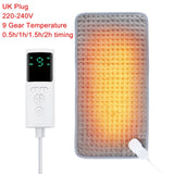 Electric Blanket 9 Level 4 Mode Timer Heating Pad For Shoulder Neck Back Spine Leg Winter Warm Gift 58x29CM