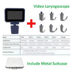 3.5 inch color Touch screen Anesthesia Digital Video Laryngoscope 6 sizes Reusable Stainless Steel Blades Optional laryngscope