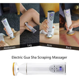 Electric Vacuum Cupping Massager Cup - Gua Sha Anti-Cellulite Tool. Lymphatic Drainage Machine with High Suction for Slimming.