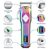 RESUXI NEW in 1 Clippers Electric Shaver trimmer 3 pieces grooming set for men Barber shop Hair Cutting hine