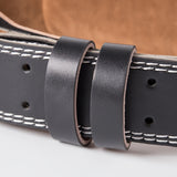 Heavy Duty PU Leather Weight Lifting Belt with Lumbar Back Support for Powerlifting and Weightlifting