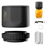 Electric Cordless Jar Sealer - Vacuum Sealer Kit for Wide-Mouth and Regular-Mouth Jars, Ideal for Fermentation
