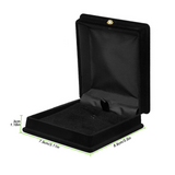 1 x Veet Necklace Chain Jewelry Display Storage Box Gift Case Holder Organizer---Black