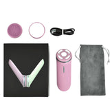 Sonic Facial Skin Cleansing Brush Ultrasonic Face Cleaner EMS Micro Current Face Massager Beauty Health Device Skin Care Machine