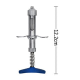 5cc Double Needle Chicken Pox Vaccine Thorn Immunization Special Syringe Chicken Continuous Syringe Inoculator Stainless Steel