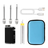 Rechargeable USB Portable Wireless Battery With 3 Tips 1W-75w High Power Outdoor Soldering Iron