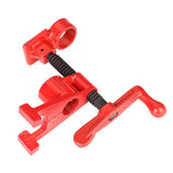 Hand Cranked Vertical 3/4 Heavy Duty Water Pipe Quick Fix Release Powerful Woodworking Clamp