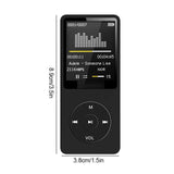MP3 Player USB Charging Record Digital Display Screen Media Lossless Portable Pocket Sports Running Walking Music Play Hot Sale