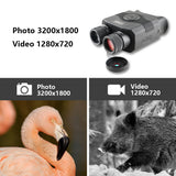 NV700Pro 500M Infrared Night Vision Binoculars 5x35 Binocular Night Vision Camera Hunting Binoculars HD IR Binocular Telescope