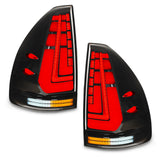 Car LED Tail Light Digital Theme LED Rear Lamp ABS PMMA PC High Brightness Fast Moving Animation 1 Pair for Replacement