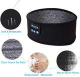 New Sleep Headphone Headband With Wireless Music Sports Sweat Absorption Hair Headband Built-in Sleep Music Eye Mask