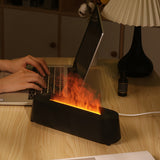 1pc, Simulaition Flame Air Humidifier, USB Powered Humidifier, Suitable For Home&Office Use