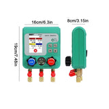 0-6000Kpa Refrigeration Gauge Dy523 Digital Mainfold Hvac Air Conditoner Vacuum Pressure Temperature Meter Tester