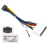 10Pcs Car Audio Radio 16 PIN Wiring Harness Adaptor For Ssangyong Chevrolet Spark Navigation Screen Power Cord