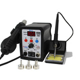 750W Soldering Station 2 In 1 Digital ESD Antistatic Hot Air Blower Heat Gun Welding Solder Iron SMD Desoldering Rework Tool