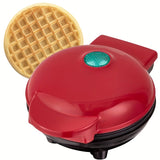 1pc Mini Waffle Maker Machine, Nonstick Waffle Iron For Kids Pancakes, Waffles, Paninis, Breakfast, Lunch, Snack, Household Cooking Machine