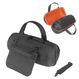 Hard Case for Xtreme 3 Portable Bluetooth Speaker Travel Carrying Storage Holder with Zipper Pocket (Black+Orange)