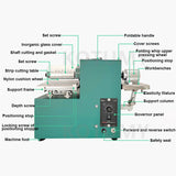 220V Double Head Leather Strip Cutter Belt Strap Cutting With Edge Folding Laminating hine Slicer