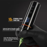 Newest Portable High Endurance Wireless Lithium Battery Tattoo Pen For Tattoo Liner Shader Free Shipping