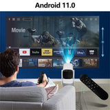 K2 Android 11.0 2.4/5G WiFi6 BT5.2 720P Support 230° Flexible Angle 4K Home Cinema Portable Outdoor Smart Projector