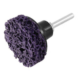 75PCS 2 Inch 50Mm Quick Change Easy Strip & Clean Discs Purple For Paint Rust Removal Surface Prep With 3 Holder