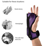 Stroke Hemiplegia Rehabilitation Fixed Gloves Auxiliary Training Equipment Fist Finger Glove Support For Elderly Relief