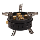 11000W Windproof Camping Gas Stove, Portable Outdoor Camping Furnaces Foldable Camping Gas Burners Backpacking Stove NEW