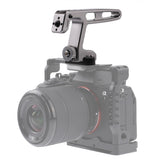Top Mini Metal NA TO Top Handle Grip for Sony DSLR SLR Camera Cage With Cold Shoe for Microphone LED Light Monitors