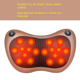 Rotating Backrest Waist Cervical Household Car Electric Shiatsu Massager Back Massage Pillow