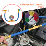 R1234YF Refrigerant with 1/2 Inch ACME LH Air Conditioner Gas Charging AC Recharge Hose for Car Automobile