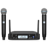 Professional Wireless Microphone For GLXD4 Headset Lavalier Handheld Dual Mic for Church Teaching Singing Sport UHF 640~690Mhz