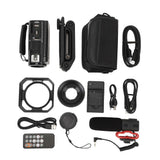 Digital Camcorder 30X Zoom 4K 30FPS 270 Degree Rotating 3.5inch IPS Touchscreen Anti Shake Night Vision Vlogging Camcorder for Recording Life