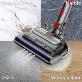 Electric Head for Dyson V7 V8 V10 V11 V15 Vacuum Cleaner, Mop Attachment with LED Headlights Water Reservoir