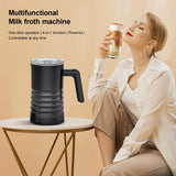 Electric Frother - Automatic Milk Warmer and Foamer for Cold/Hot Latte, Cappuccino, Chocolate. Kitchen Tool with US/EU Plug.