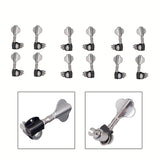 Open Gear Tuners For Guitar Parts hine Heads Tuning Pegs Chrome Bass New Practical