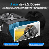 Night Vision Binoculars Infrared Digital Night Vision Goggles 850nm HD 8X Digital Zoom Hunting Device 1080P Video Day Night 300m