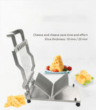 Commercial Cheese Slicer 1cm 2cm Stainless Butter Cutting Board hine Making Dessert Blade potato cucumber lemon