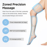 Rechargable Foot Legs Air Compression Calf Wraps Massage Promotes Blood Circulation Body Massager Muscle Relaxation