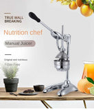 Household Manual Commercial Stainless Steel Squeezed Juice God Fresh Lemon Orange Large Juicer