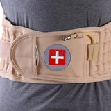 Decompression Lumbar Support Waist Air Traction Brace Spinal Back Relief Belt Backach Pain Release Massager Unisex