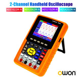 HDS1022M-N HDS2062M-N HDS3102M-N HDS4202M-N Handheld Digital 2-Channel 20/60/100/200MHz DSO+Multimeter Oscilloscope