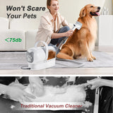 Kit Cleaning Low Noise Grooming Comb Pet Vacuum Cleaner Dog Brush Hair Trimmer